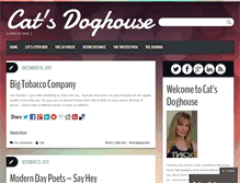 Tablet Screenshot of catsdoghouse.com